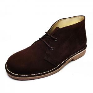 Brown leather desert boot - beatria