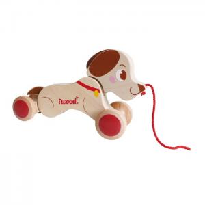 Crawling baby wood: dog - juguetes y peluches neo
