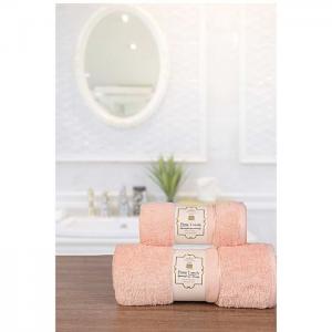 3 pcs towel set pale pink (face+hand+bath) reg towel-700-k18 - chenone