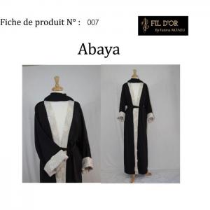 Abaya - 7 - fil d'or