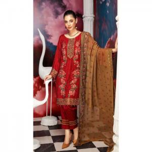 Panache exclusive viscose embroidered collection peve-v2-d07 - purifabrics