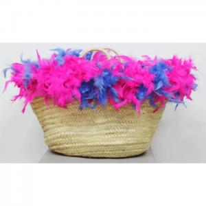 Carrycot with feathers of colours - julunggul