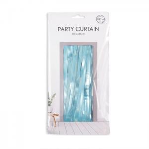 Party curtain 100x240cm - flame retardent - baby blue - we fiesta