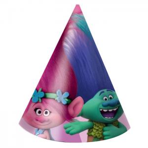 6 paper hats - trolls - we fiesta