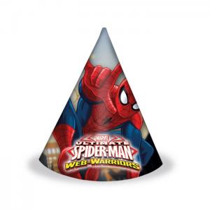 6 paper hats - spiderman web warriors - we fiesta