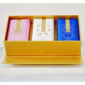 Gift box of 3 assorted soaps - Swallows, lace and Tiles - PortoLuso