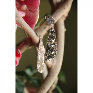 Shiny Silver Earrings - Blombary Design