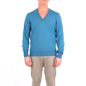 Doppiaa solid color sweater with v-neck
