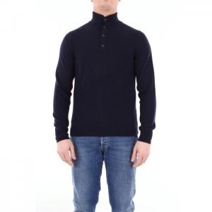 Heritage solid color sweater with high collar