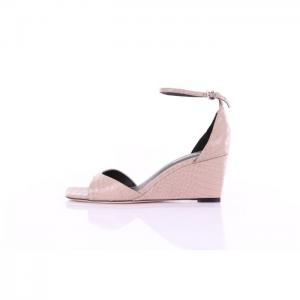 Lola cruz sandals with wedge women taupe