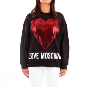 Love Moschino Sweatshirts Choker Women Black - Love Moschino