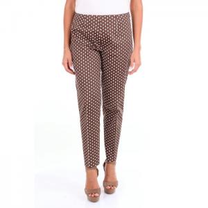 Altea trousers classics women brown and white