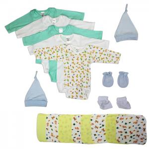 Bambini newborn baby boys 17 pc layette baby shower gift set