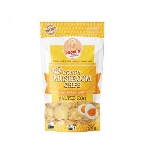 Crispy Mushroom Chips Salted Egg Flavor 100G - Mom's Haus of Mushroom