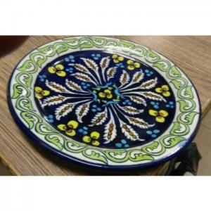 Serving plates (satta multy) - handmade blue pottery