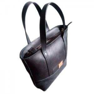 Black tote bag - okok leather collection