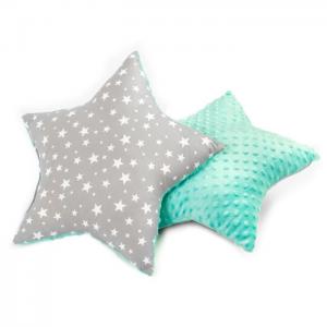 Star pillow - mint stars - sensillo