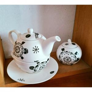 Teapot with its sugar bowl - idees d'archis