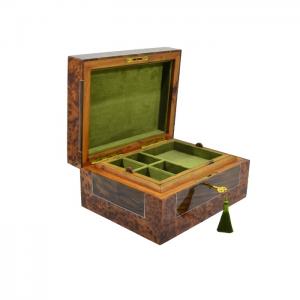 Jewelry Box From The Root & Black Walnut Wood - Marina Arts
