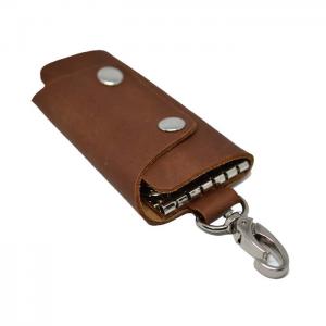 Open Edge Keychain Pouch - Brown - DAB