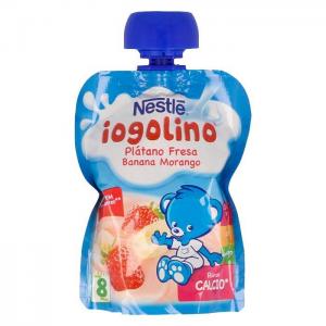 Nestlé iogolino pouches banana strawberry