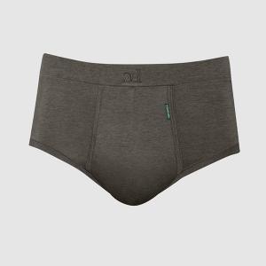 Fly front brief-green-m