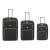 Princess Travellers BARCELONA Luggage Trolley Bag Black Set Of 3 - Princess Traveller