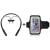 Xcell SH-S102 In Ear Wireless Headset Black + AB1 Arm Band Black - Xcell