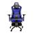 Talius Caiman Black/Blue gaming chair, footrest, 4D, Frog, metal base, 75mm wheels