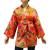 Kimono Of cotton Flores Orange - Julunggul
