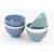 Set of 6 Cereal Bowls Assorted colors - EQC Ceramics
