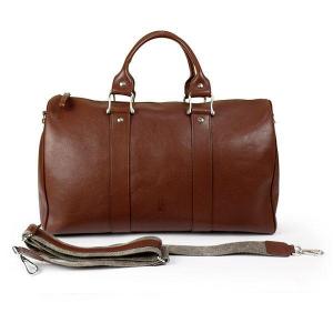 Large Duffle Bag in Leather - Pierotucci
