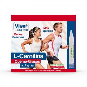 L- live liquid carnitine + 12 vials - vive+