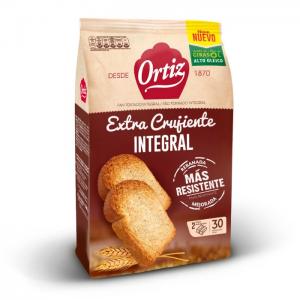 Wholemeal toasted bread ortiz, 30 slices, 324gr - bimbo