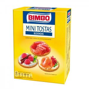 Bimbo mini round toasts 100g - bimbo