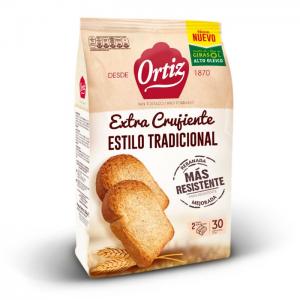 Ortiz traditional toasted bread, 30 slices, 324gr - bimbo