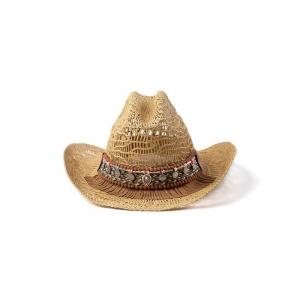 Cowboy summer hat camel - gianin