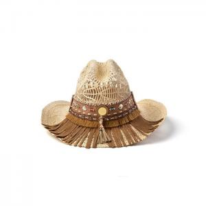 Cowboy summer hat silver - gianin