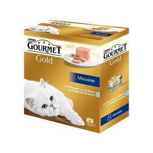 GOURMET GOLD Mousse Pack Assortment 8x85g - Purina