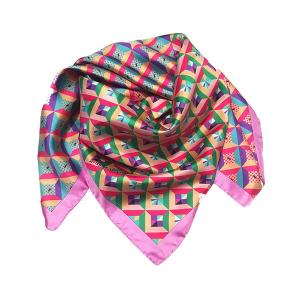 Rosellarama - Newgeo 100% silk twill scarf