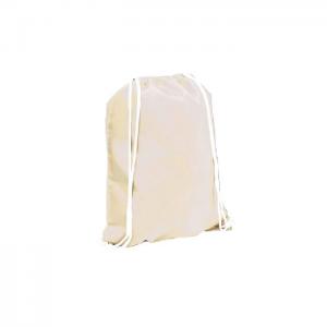 210t polyester backpack bag - white - atipick