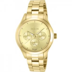 INVICTA Angel Lady 40mm Stainless Steel Gold Gold dial VH63 Quartz