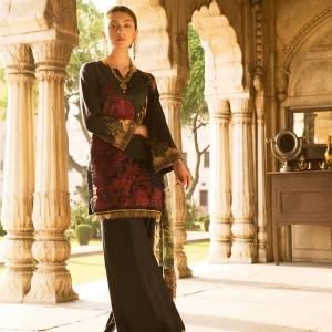 Bahar bano dress - luxury collection - qalamkar