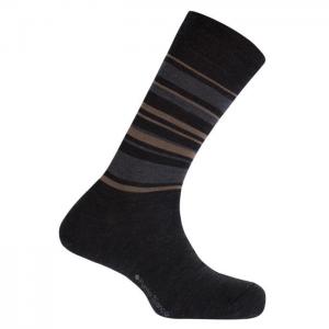 Short wool socks - stripes - punto blanco