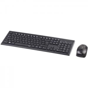 Hama cortino wireless keyboard/mouse combo 44.9cm black - hama