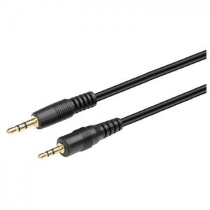 Merlin 2.5mm to 3.5mm aux cable 1m black - merlin