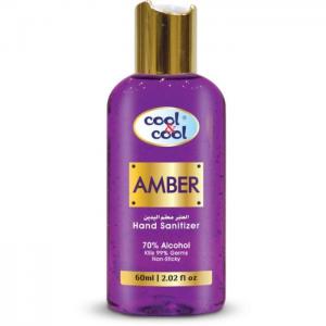 Cool & cool amber hand sanitizer 60ml - cool & cool