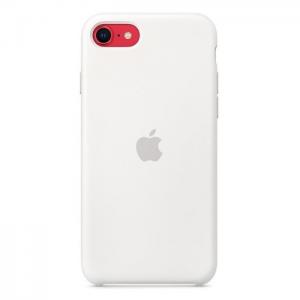 Apple Silicone Case White For iPhone SE - Apple