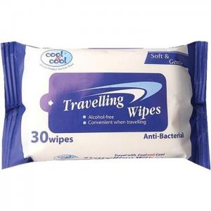 Cool & cool travelling anti-bacterial wipes - cool & cool