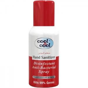 Cool & cool hand sanitizer disinfectant spray 120ml - cool & cool